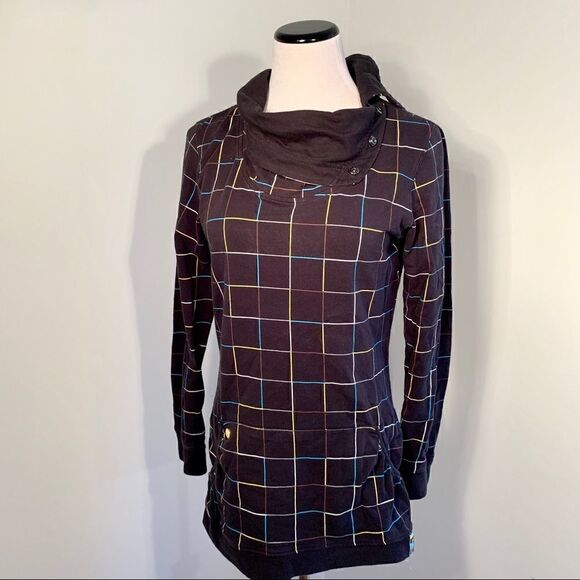 Burton Snap Neck Sweatshirt Style Top Sz M - Picture 2 of 9